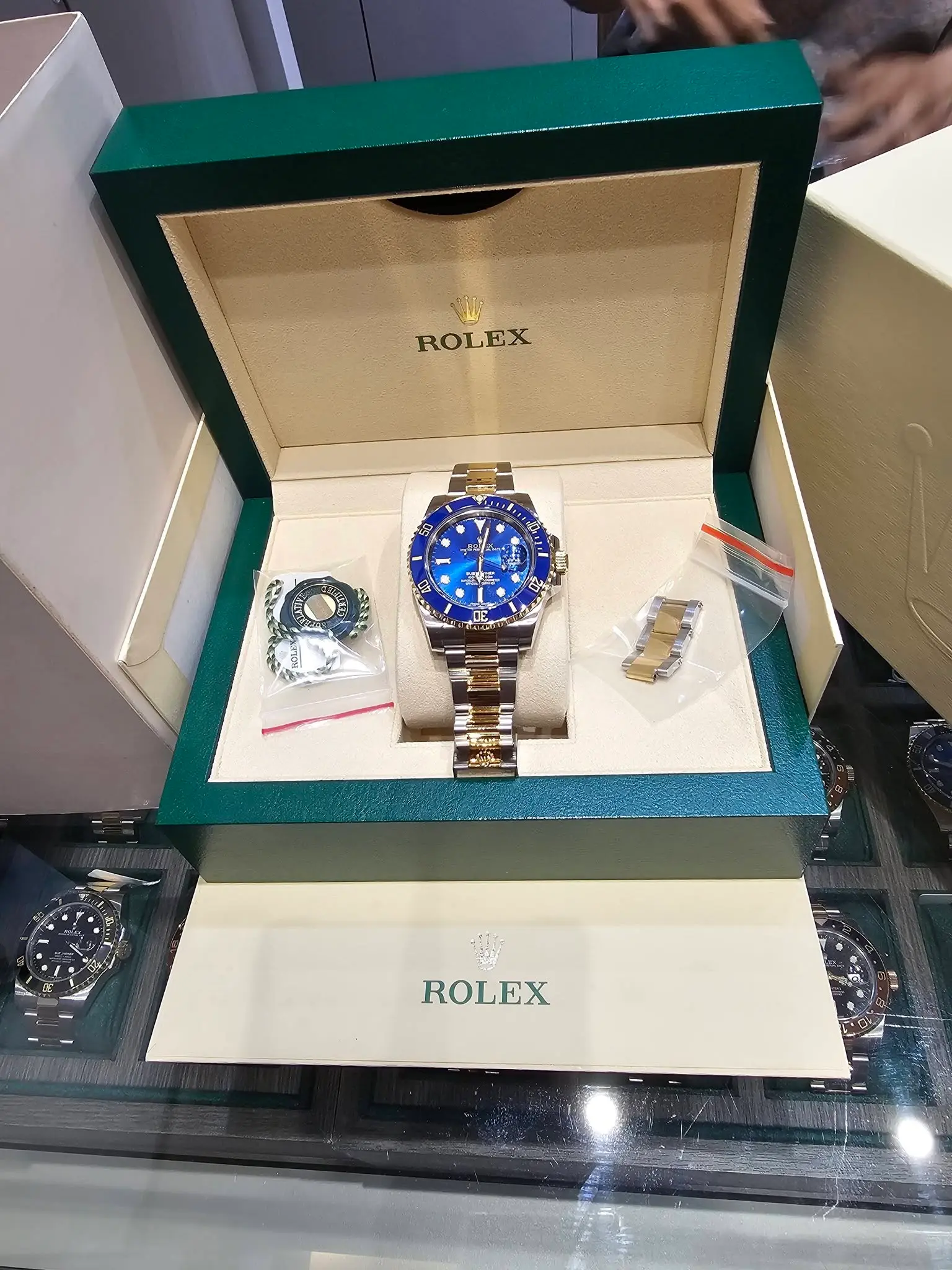 Erhaltene Uhr — Originalbox
